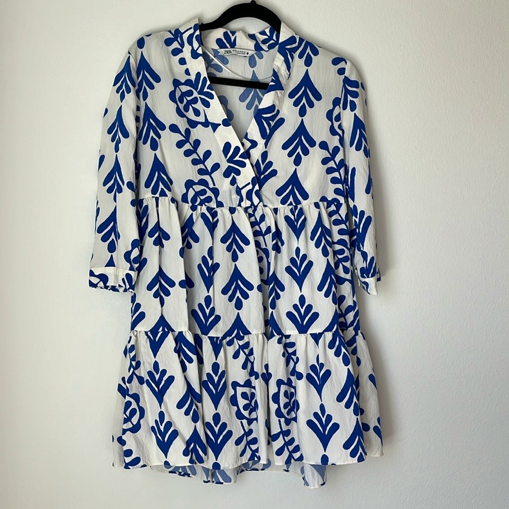 Zara Printed Short Dress